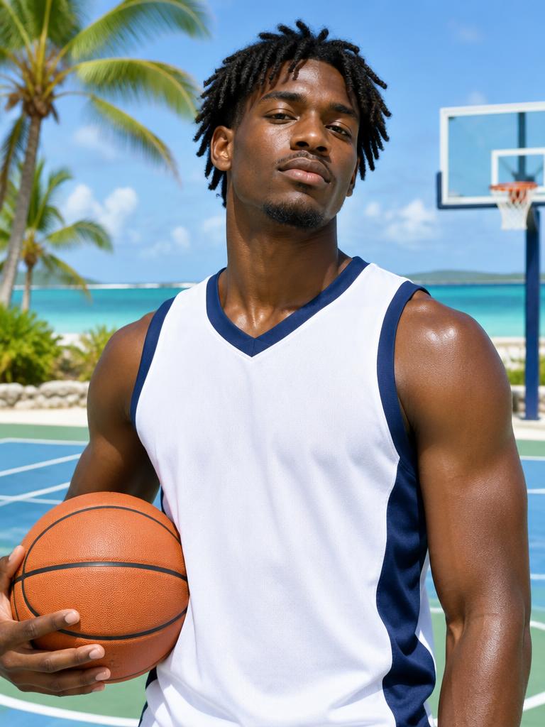 AI-generated sports editorial cover